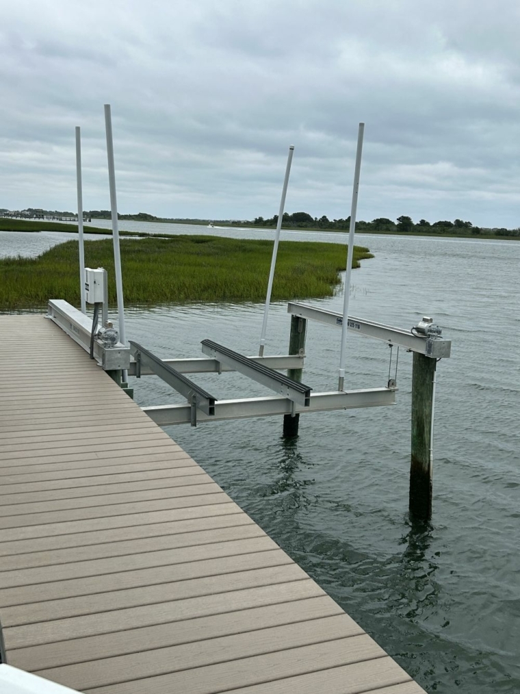 Richard30withlift Wilmington Boat Slips