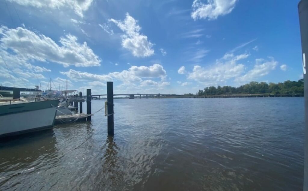 75′ boat slip at Cape Fear Marina