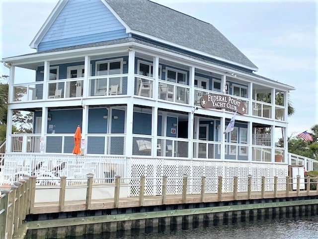 45′ boat slip at Federal Point Yacht Club