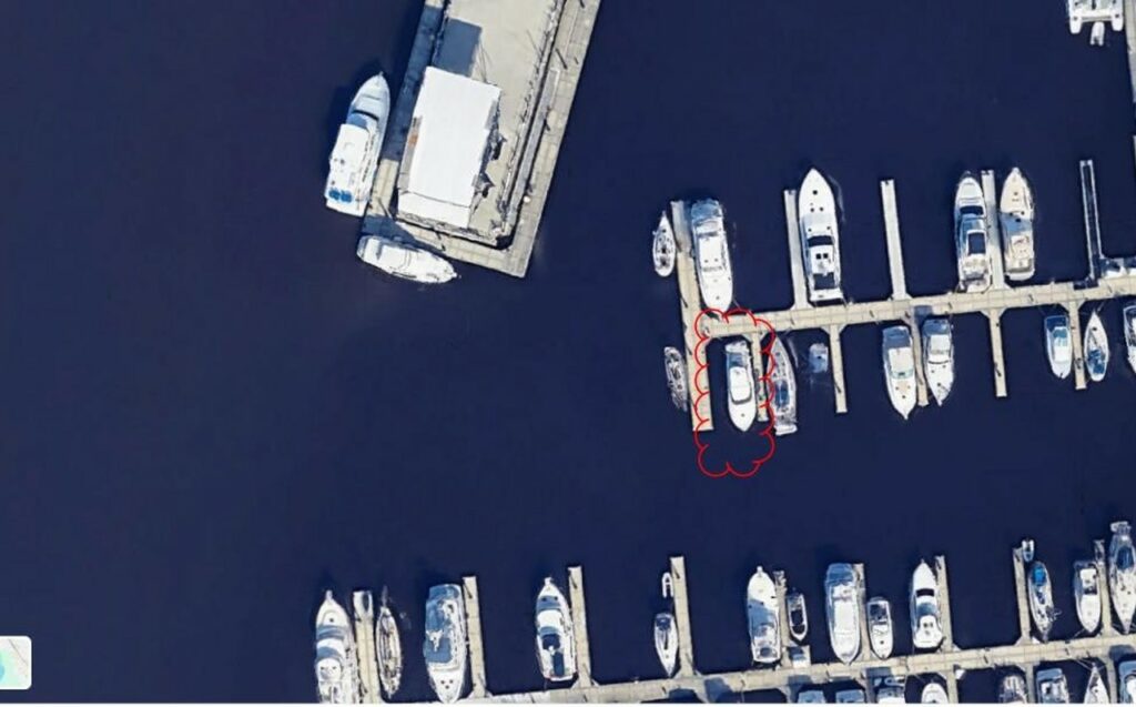45′ boat slip at Port City Marina