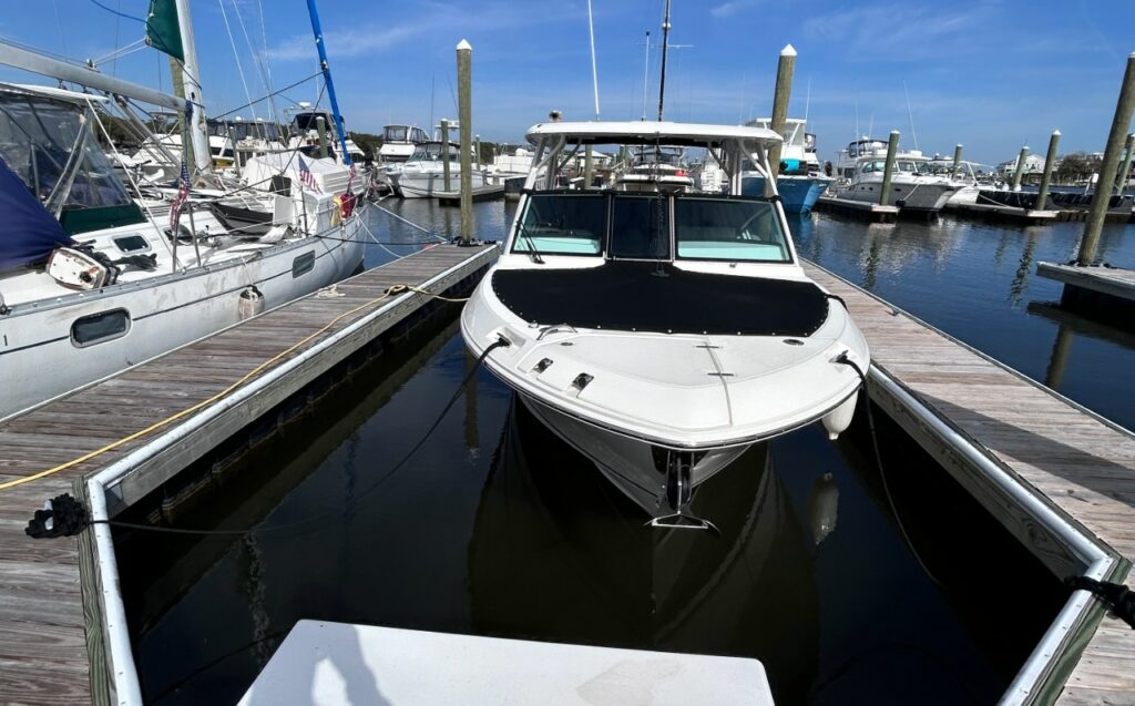 36′ boat slip at Waterfronte Villas & Yacht Club